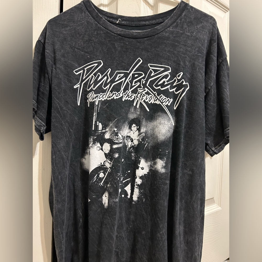 Grey Purple Rain Tshirt